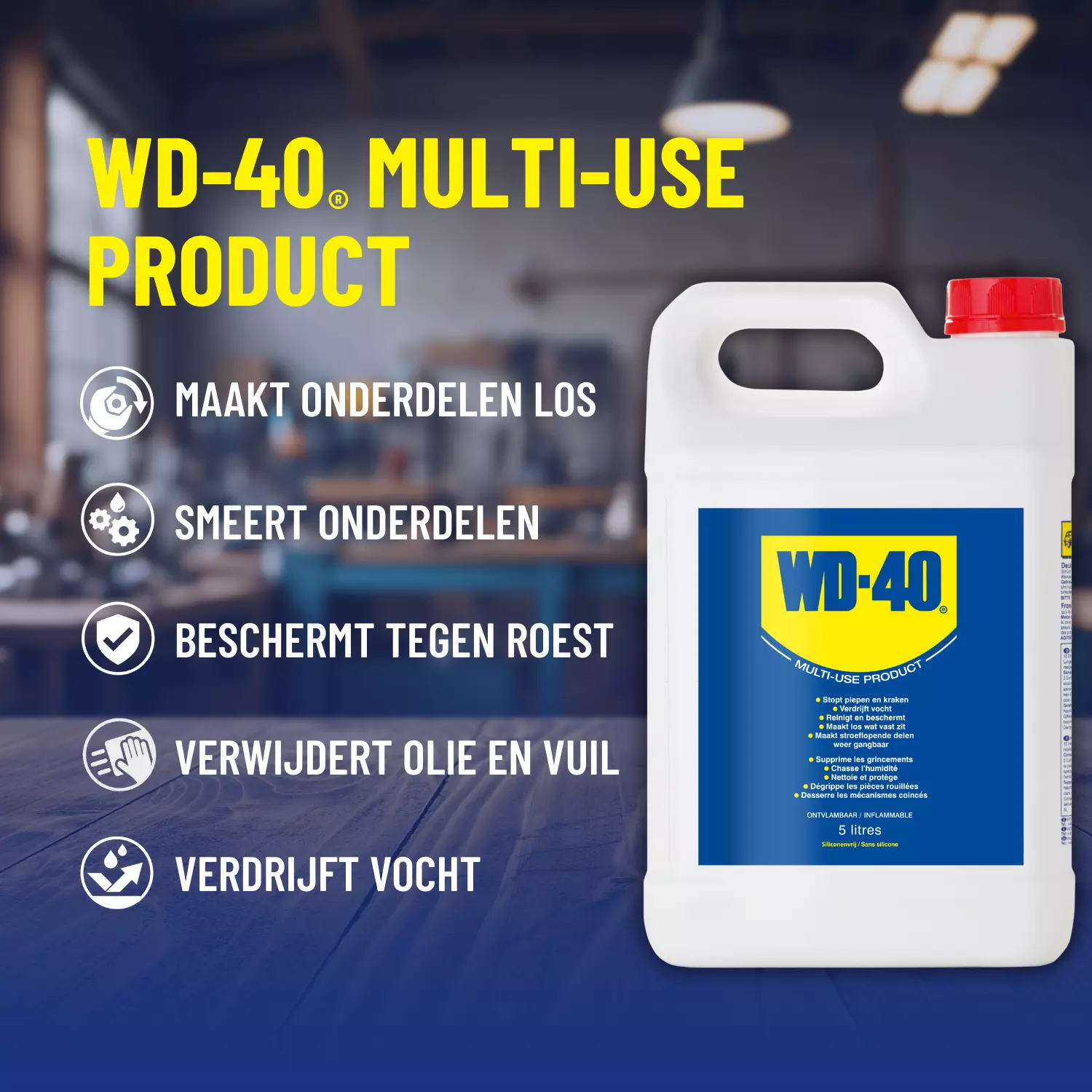 WD-40 49506 Produit multi-usage 5 litres avec gâchette-image