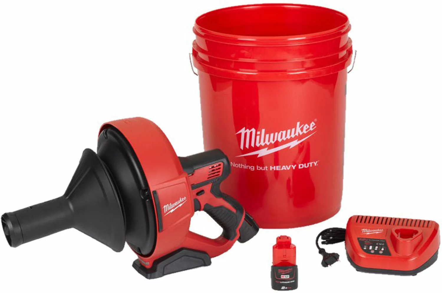 Milwaukee M12 BDC8-202C 12V Li-Ion accu Ontstoppingsmachine set (2x 2,0Ah accu) - 8mm-image