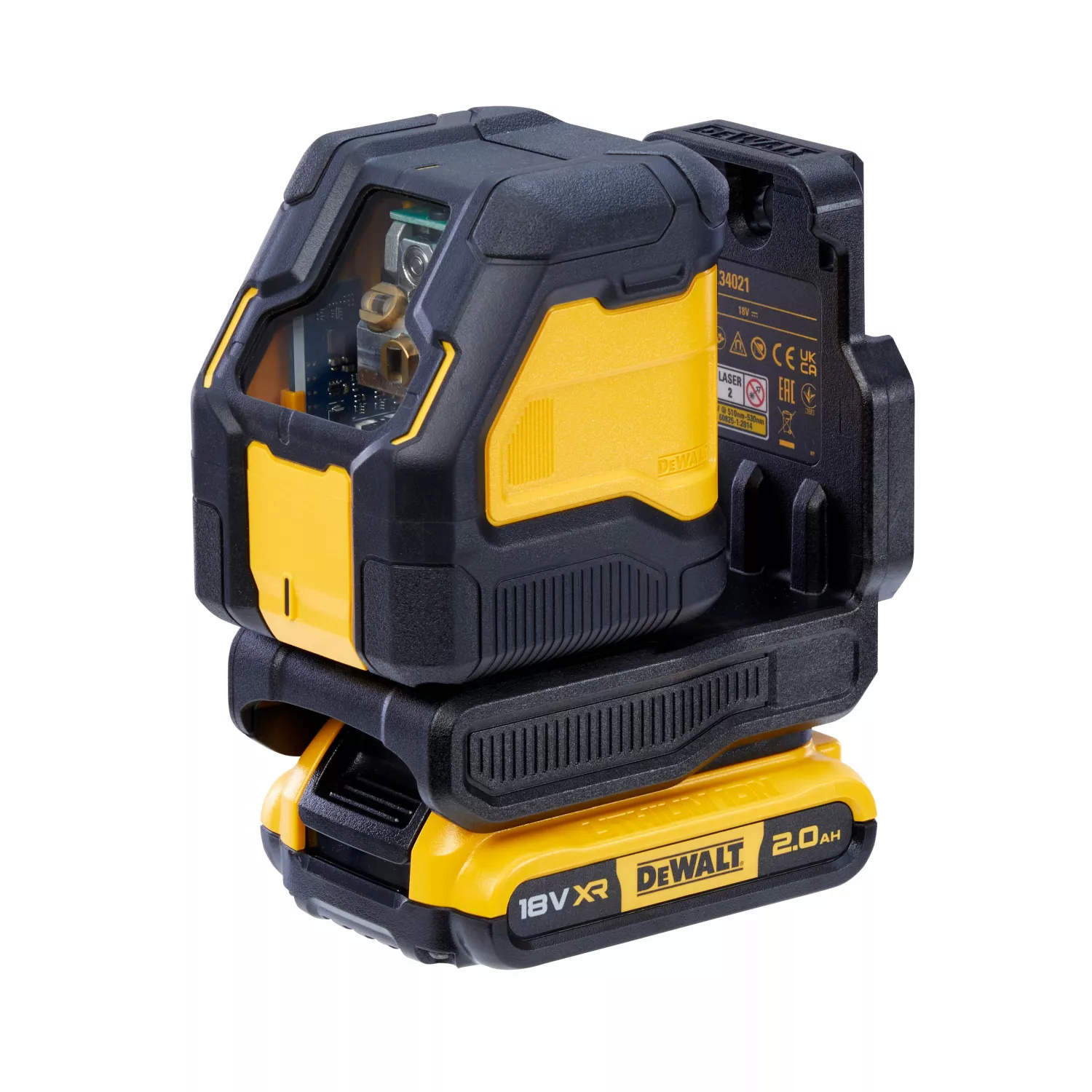 DeWALT DCLE34021N 18V Kruislijnlaser - Groen - 2x 55m - 2 lijnen - IP54-image