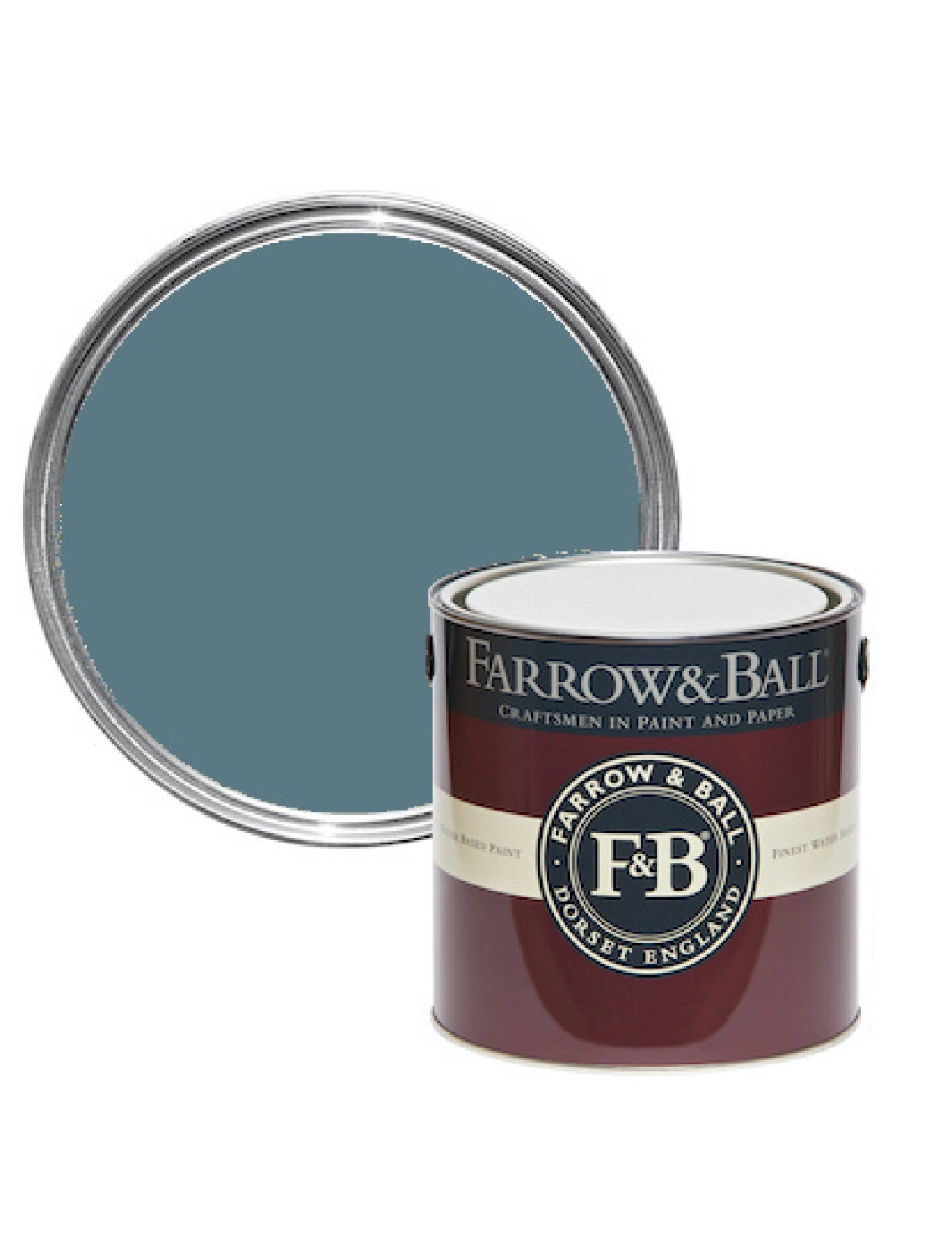 Farrow & Ball Exterior Eggshell Sloe Blue No. 87 - 2.5L 6 Year-image