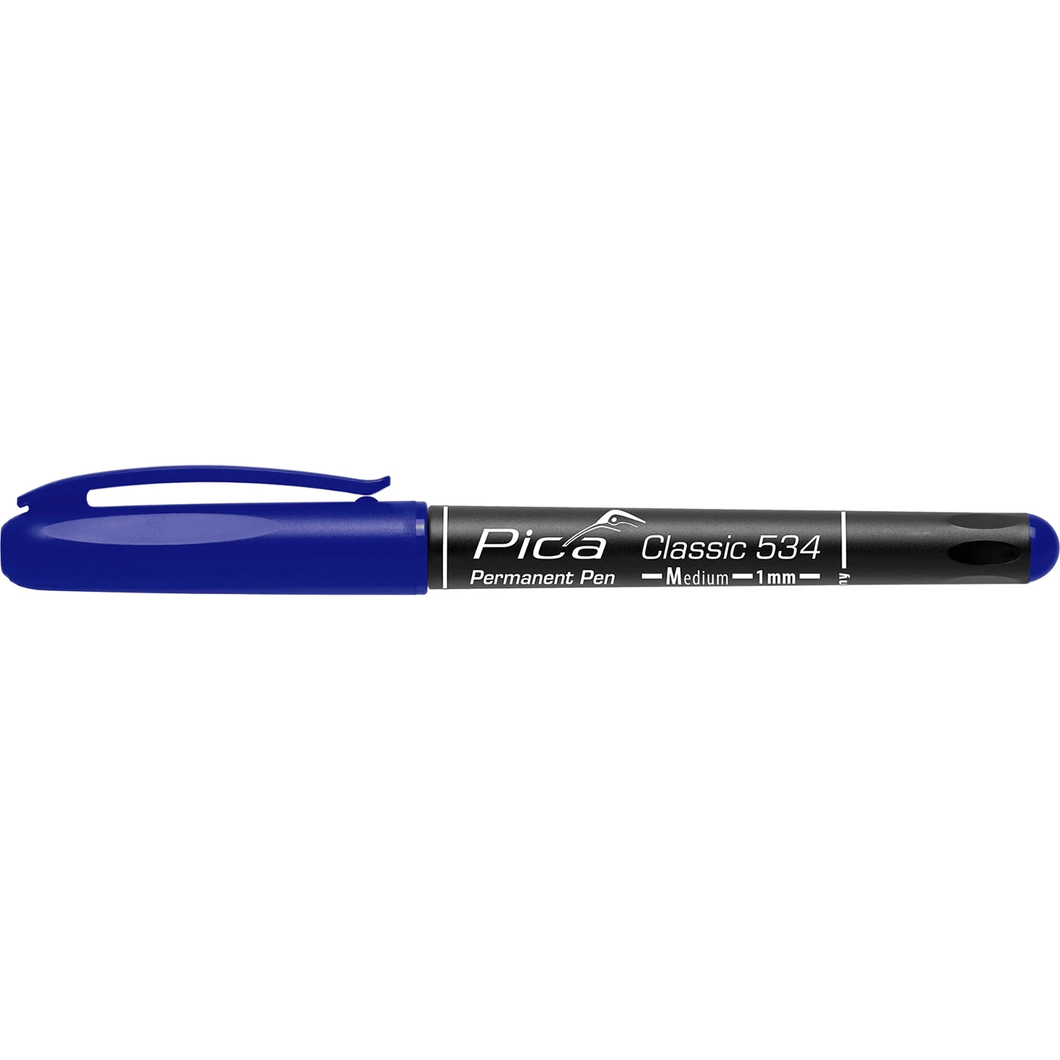 Pica 534/41 Classic Permanent Pen - Rond - Blauw - 1mm-image