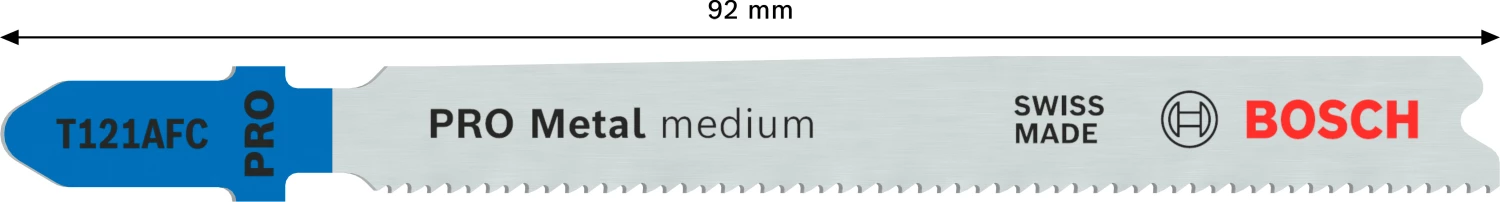 Bosch 2608655095 PRO T121AFC Decoupeerzaagblad Medium - Metaal (2 stuks)-image