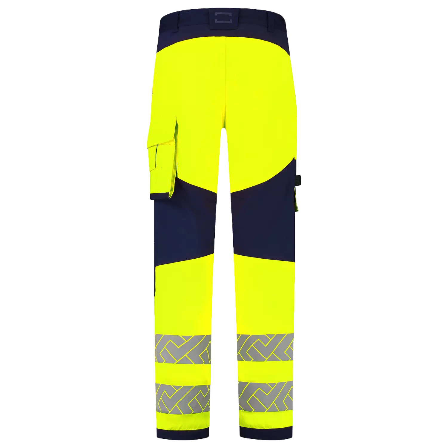 Tricorp 506119 Pantalon de travail Funct. Stretch High Vis Redefined - Renforts aux genoux - FluoryellowInk - 42-image