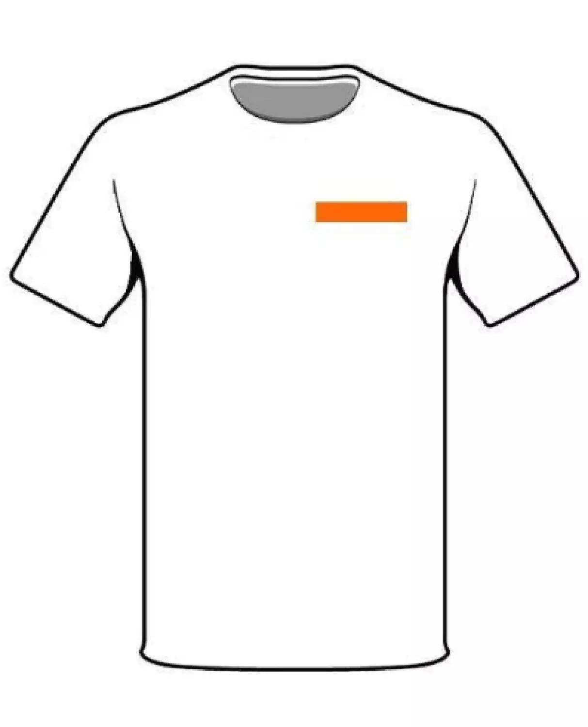 Bedrukking borst rechts-image