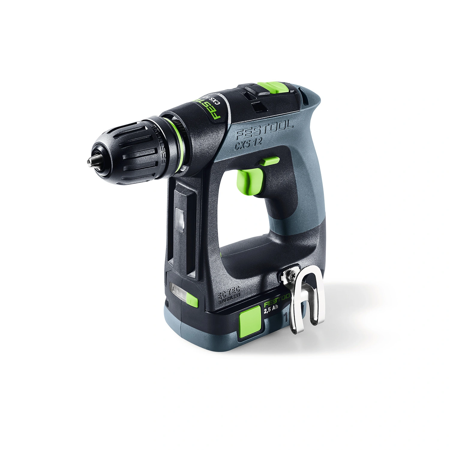 Festool CXS 12 2,5-Set 12V Li-ion Accu-schroefboormachine set (2x 2.5Ah accu) in Systainer