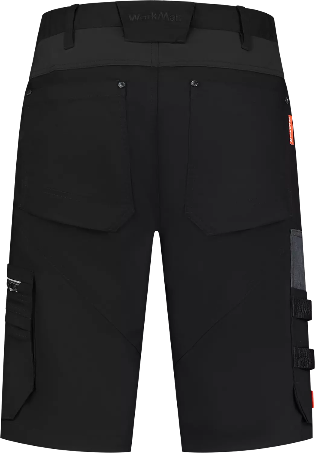 Workman 9063 STRETCH Bermuda P2S Werkbroek - Zwart - Maat 40 (26/30)