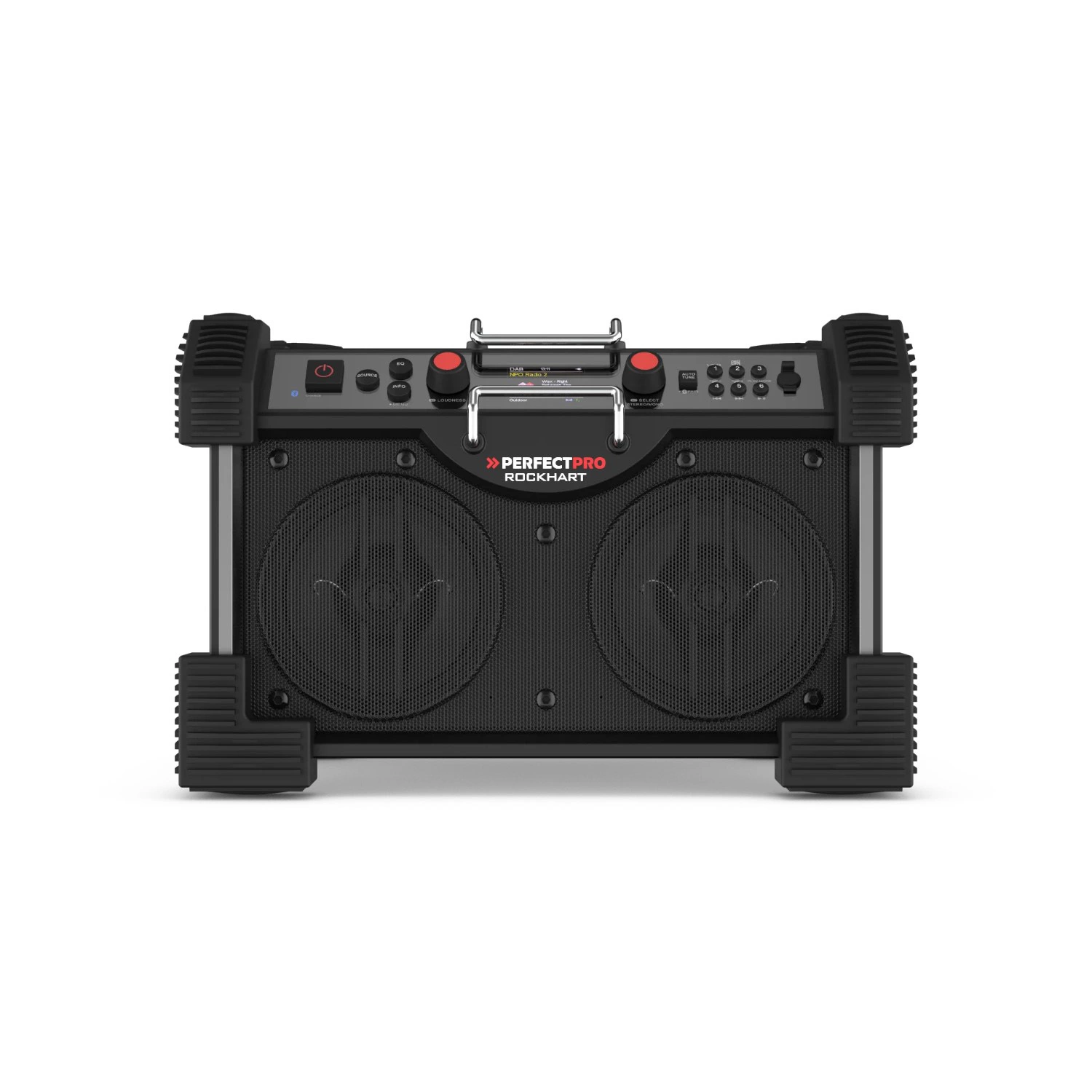 PerfectPro ROCKHART RH4 Bouwradio - FM RDS / DAB+ - AUX-in - bluetooth - oplaadbaar (ingebouwde lithium accu)-image
