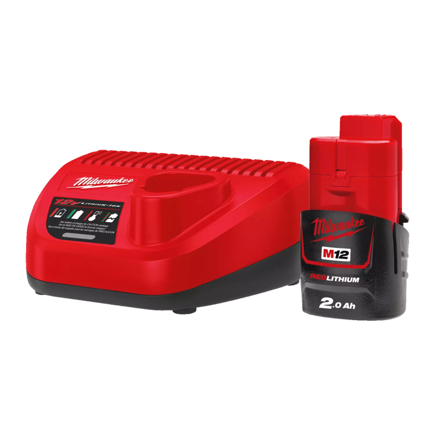 Milwaukee M12NRG-201 12V Li-Ion accu starterset (1x 2,0Ah accu)-image