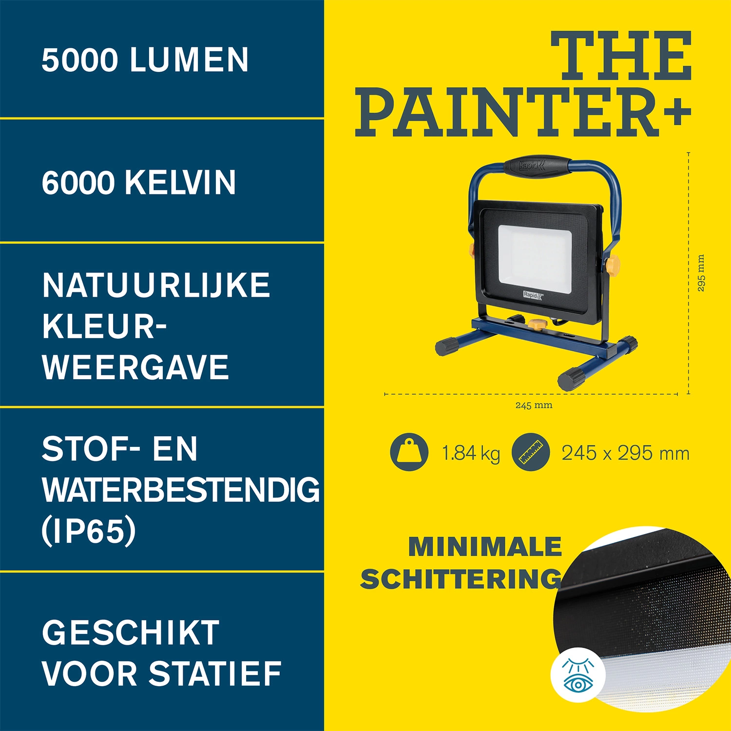 Rapid The Painter+ Bouwlamp - 5000Lm - IP65-image