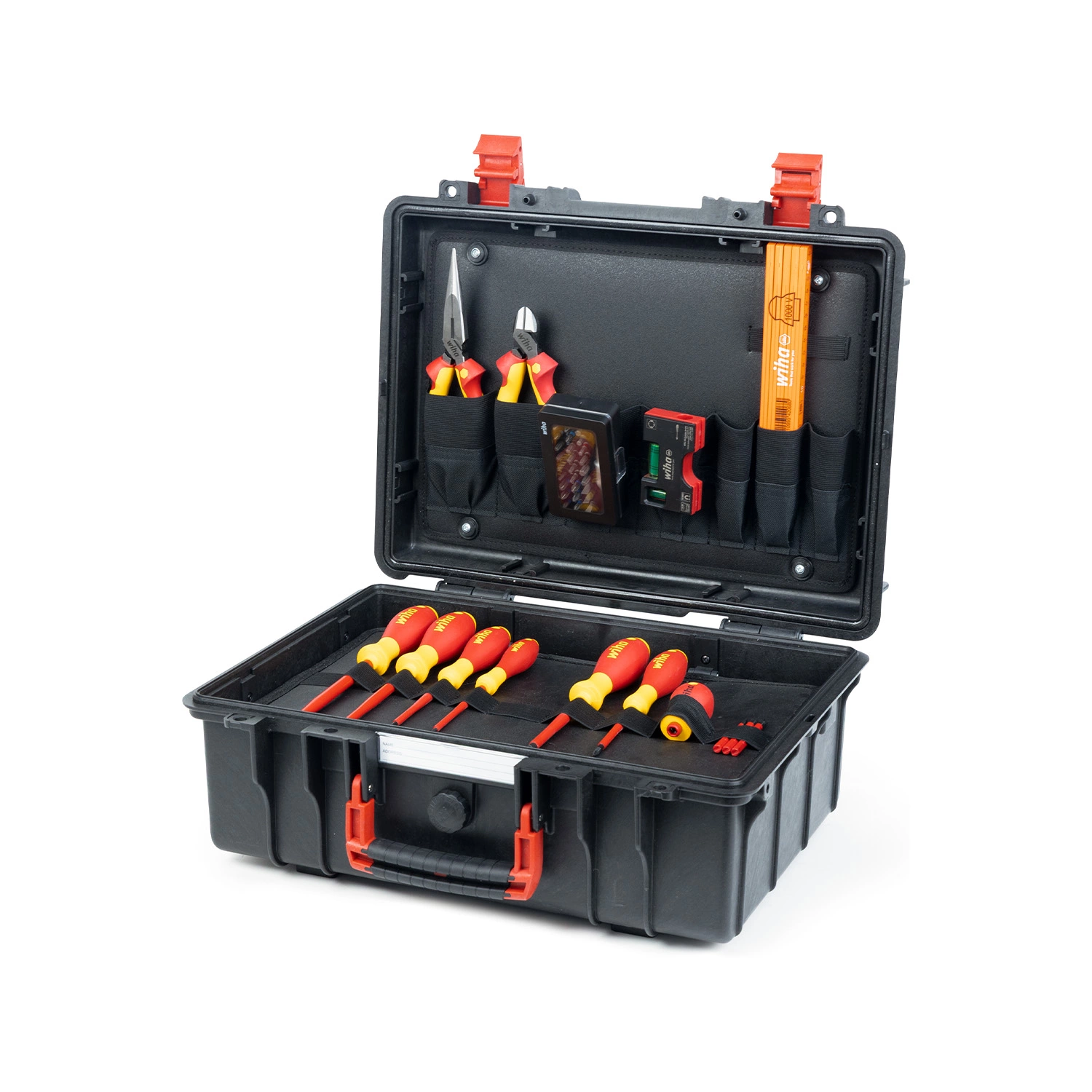 Wiha 47312 Basic set L electric Gereedschapset in koffer - 46-delig - voor elektriciens