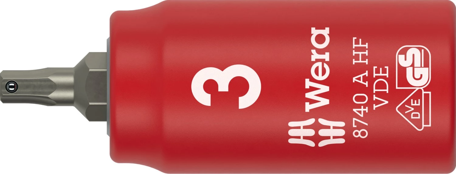 Wera 05005900001 8740 B VDE HF Zyklop bitdop geïsoleerd - 1/4" - 3mm-image