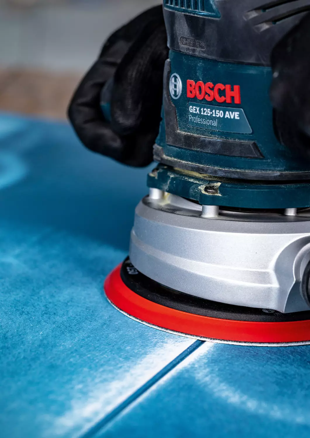 Bosch EXPERT 2608900805 - EXPERT Abrasif C470 Best for Wood and Paint, diamètre 125 mm, grain 80, 8 trous, 5x-image