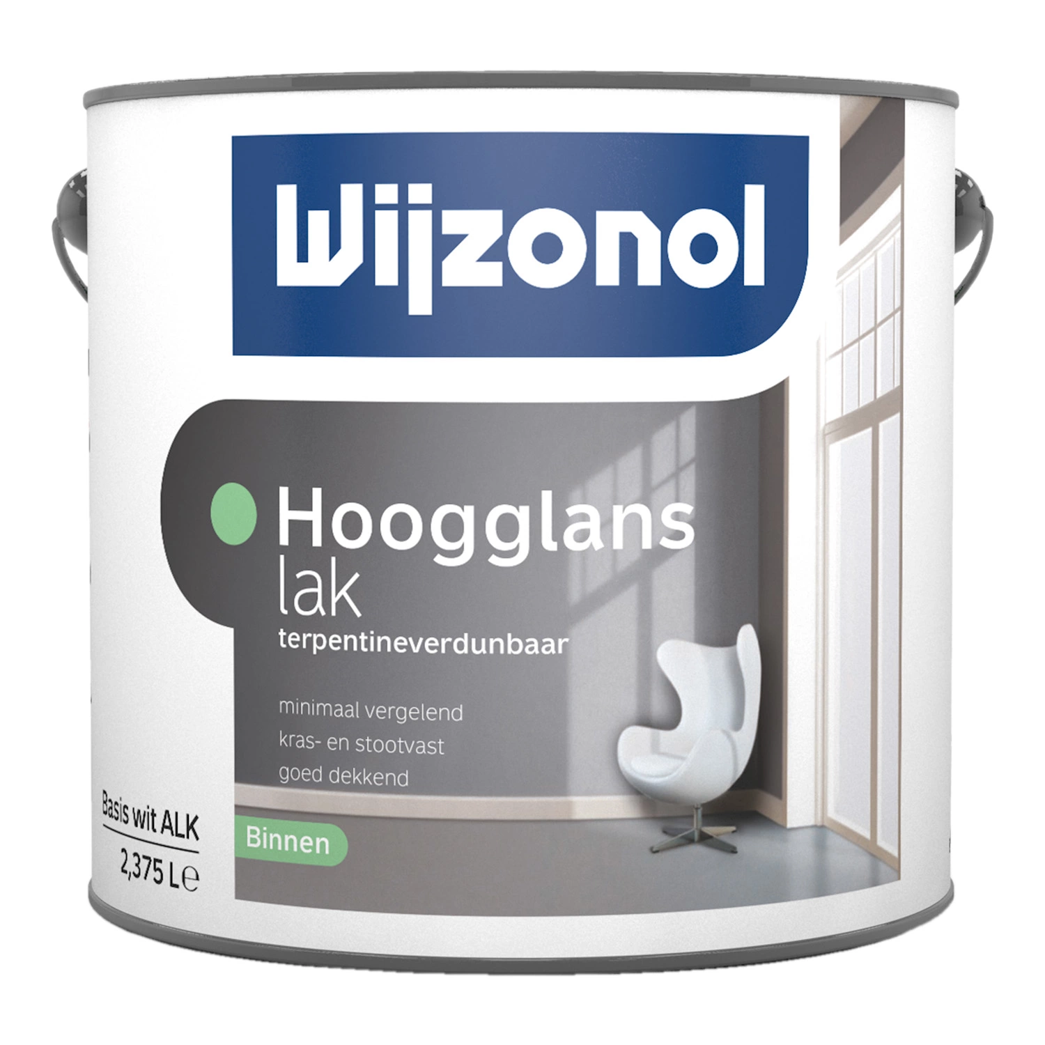 Wijzonol Hoogglanslak Interieur terpentineverdunbaar - op kleur gemengd - 2,5L-image