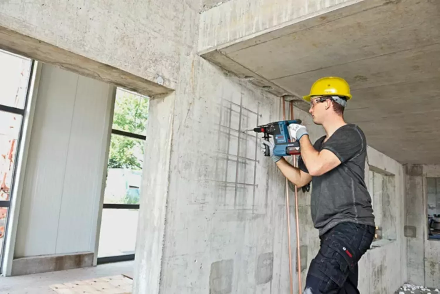 Bosch GBH 18V-26 F 18V Li-Ion accu SDS-plus combihamer body in L-Boxx - 2,6J - koolborstelloos-image