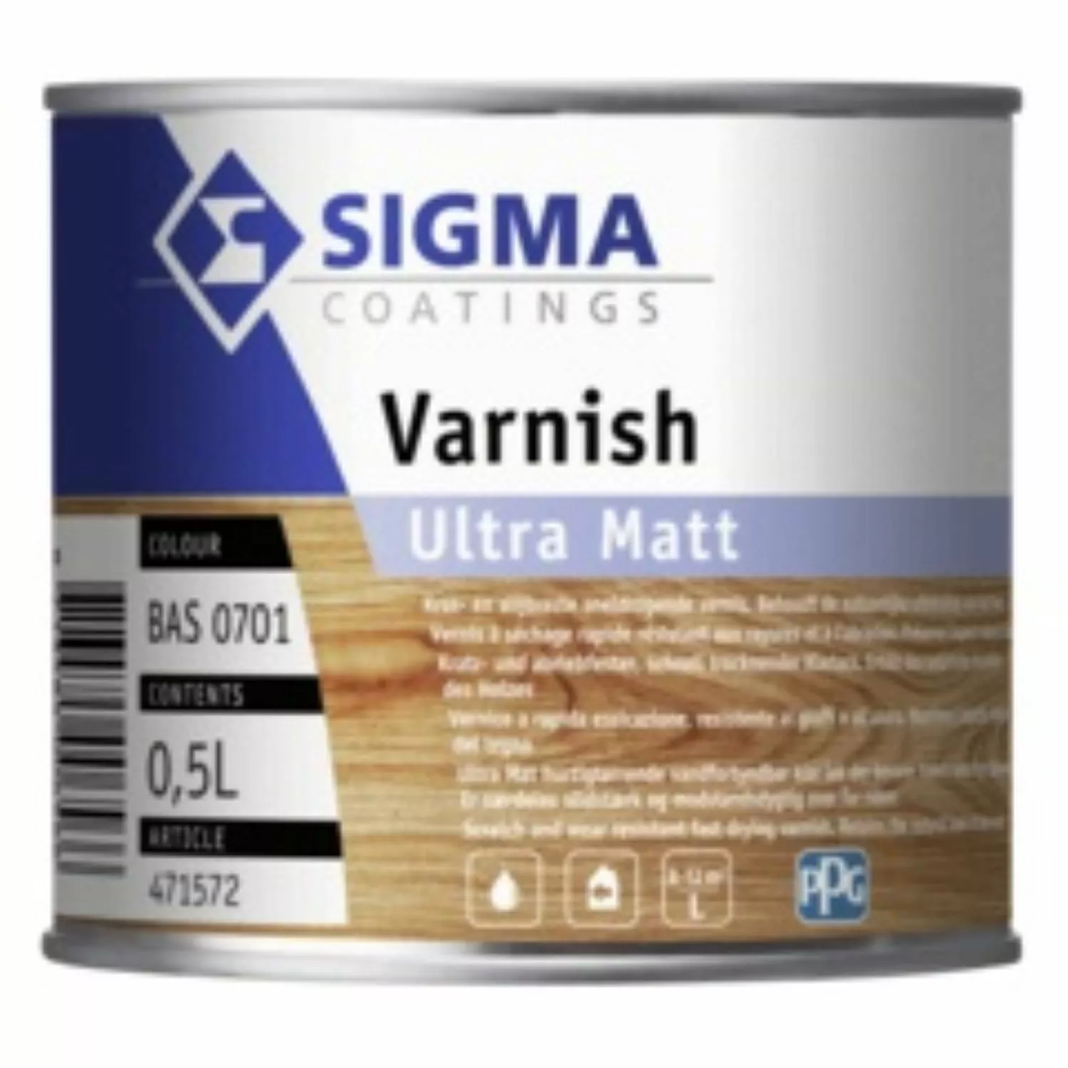 Sigma Varnish Ultra Matt - mélange de couleurs -0.5L-image