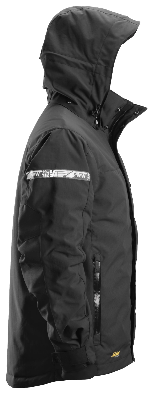 Snickers 1102 Jack Isolerend Allroundwork Waterproof 37.5®- Zwart - Maat XXL-image