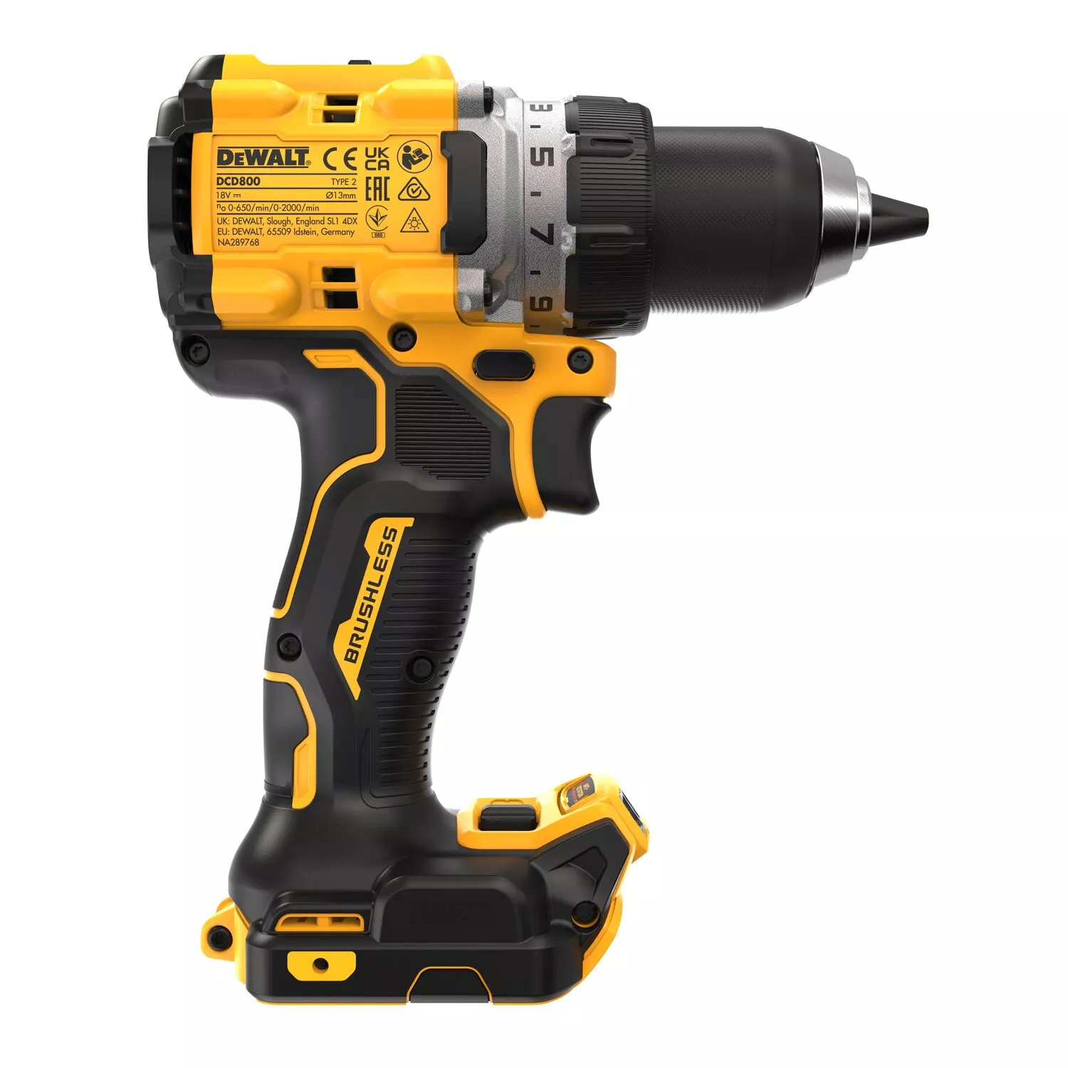DeWALT DCK2051H2T 18V Li-ion accu klopboormachine (DCD800N) & accu slagschroevendraaier (DCF850N) combiset (2x 5.0Ah accu) in TSTAK-image