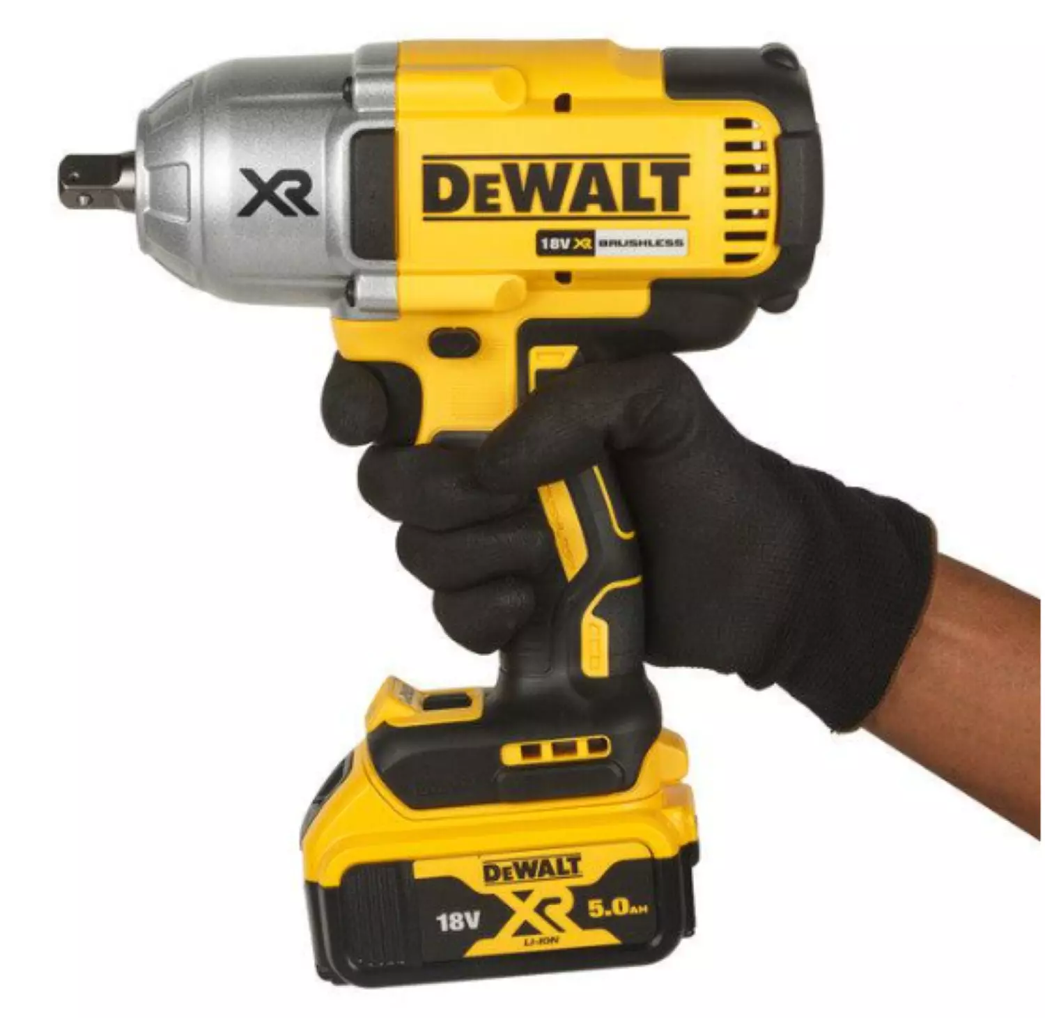 DeWALT DCF899P2 - Set clé à choc Li-Ion 18V (2x batterie 5.0Ah) dans coffret TSTAK - 1625Nm - Moteur brushless-image