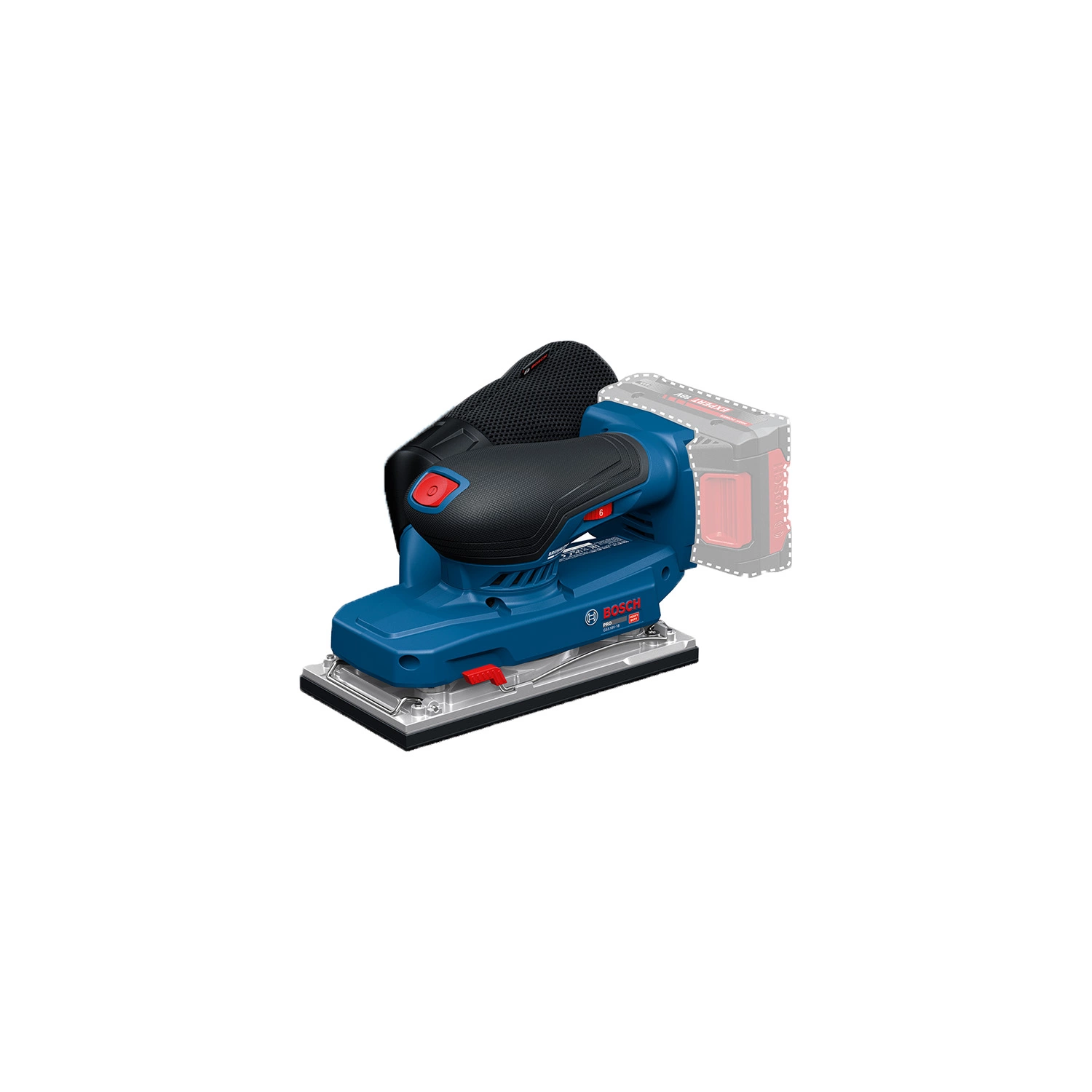 Bosch GSS18V-18 Accu Vlakschuurmachine in L-Boxx-image