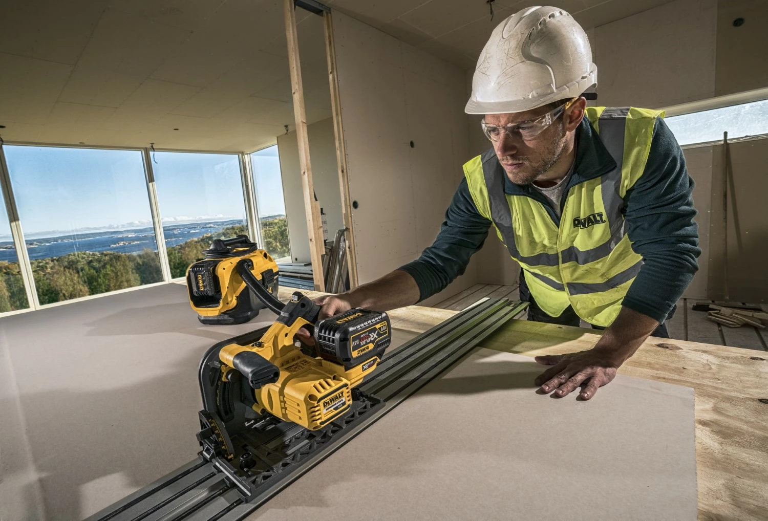 DeWALT DCS520NT 54V Li-ion XR FlexVolt accu invalzaag body in TSTAK - 165mm - snelwissel - koolborstelloos-image