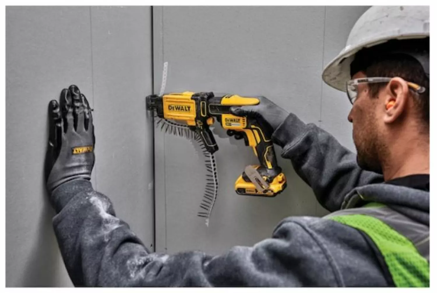 DeWALT DCF620D2K-QW 18V Li-ion XR accu gipsschroefmachine / bandschroefmachine set (2x 2.0Ah) in TSTAK - koolborstelloos - 25-57mm-image