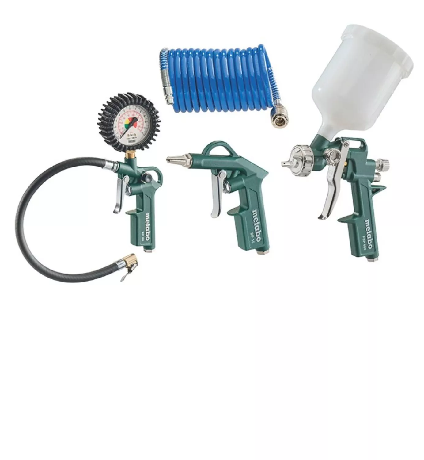 Metabo Basic 250-24 W Compresseur + LPZ 4 Set d'outils à air comprimé - 1500W - 24L - 95 l/min-image