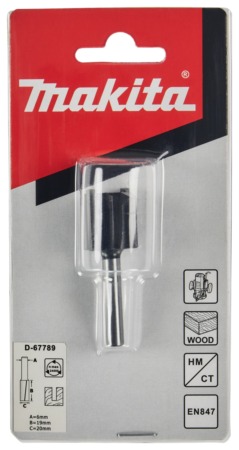 Makita D-67789 Groeffrees 20x19mm S6-image