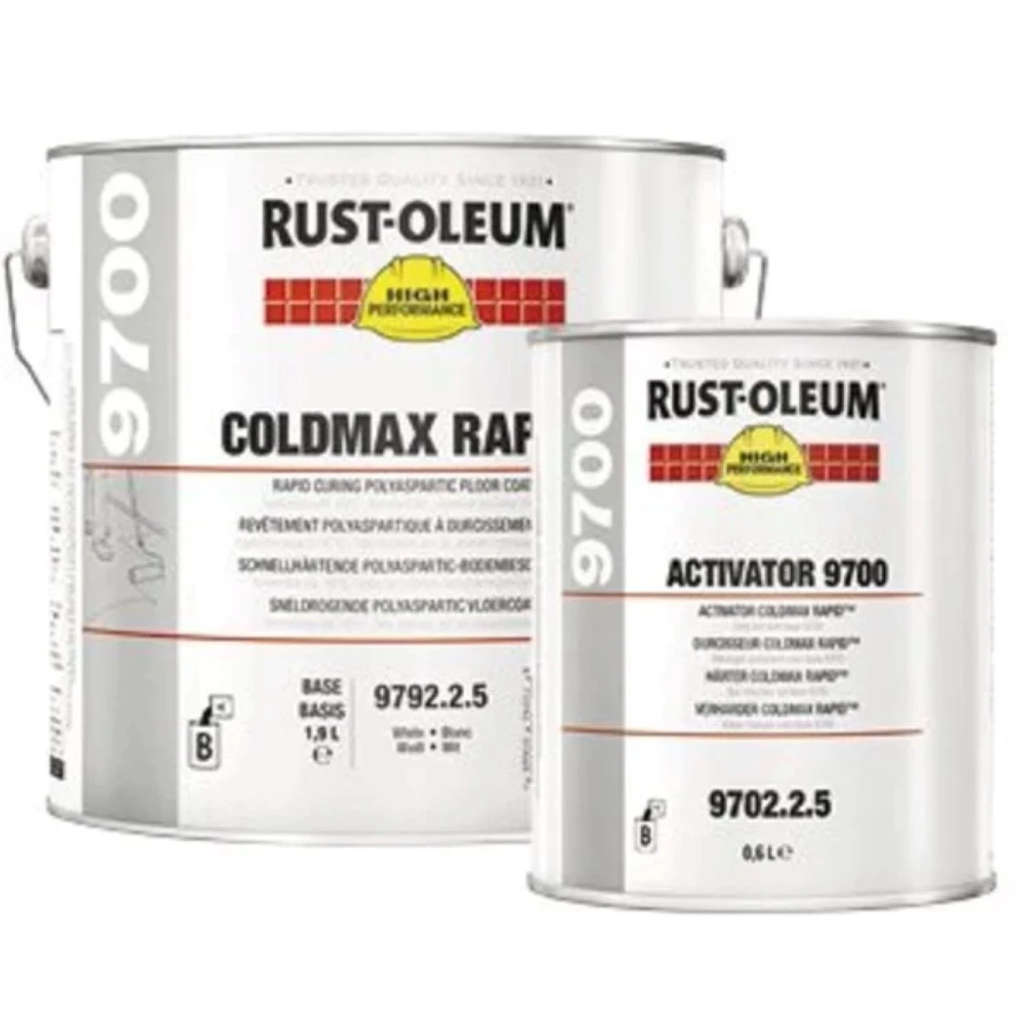 Rust-Oleum 9700 Coldmax Rapid - RAL 7016 antracietgrijs - 1,75L incl. Rust-Oleum Coldmax Rapid Activator - 0,75L-image