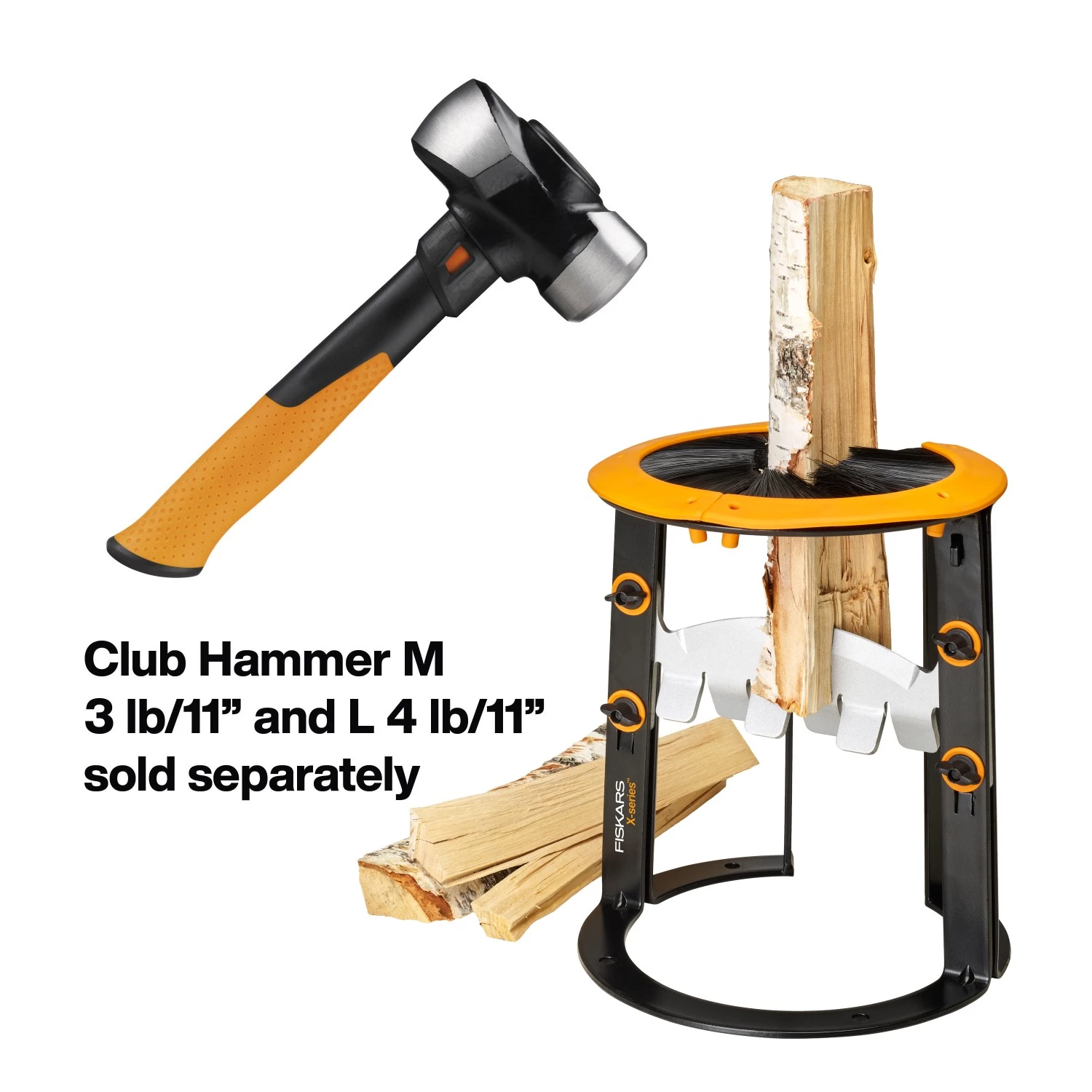 Fiskars 1079156 X-serie Houtklover - L-image