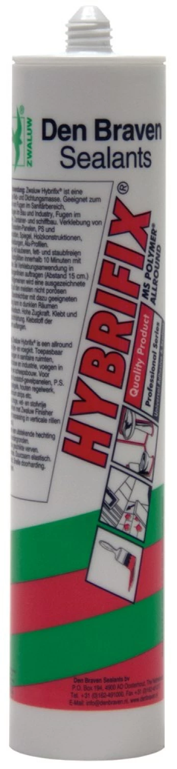 Zwaluw Den Braven 31000657 Hybrifix Lijmkit - Grijs - 290ml