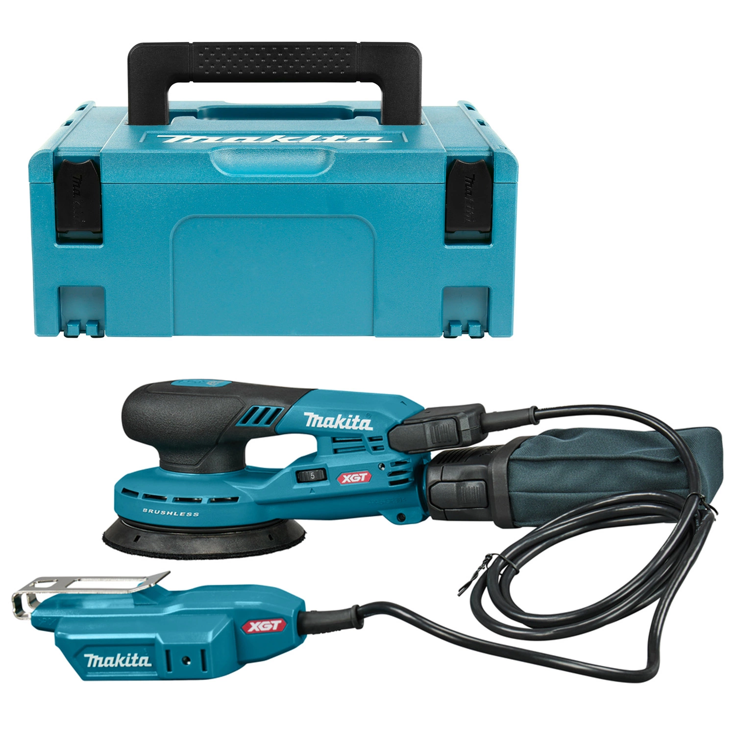 Makita BO002CGZJNL XGT 40V Li-ion accu Exentrische schuurmachine in Mbox - 150mm-image