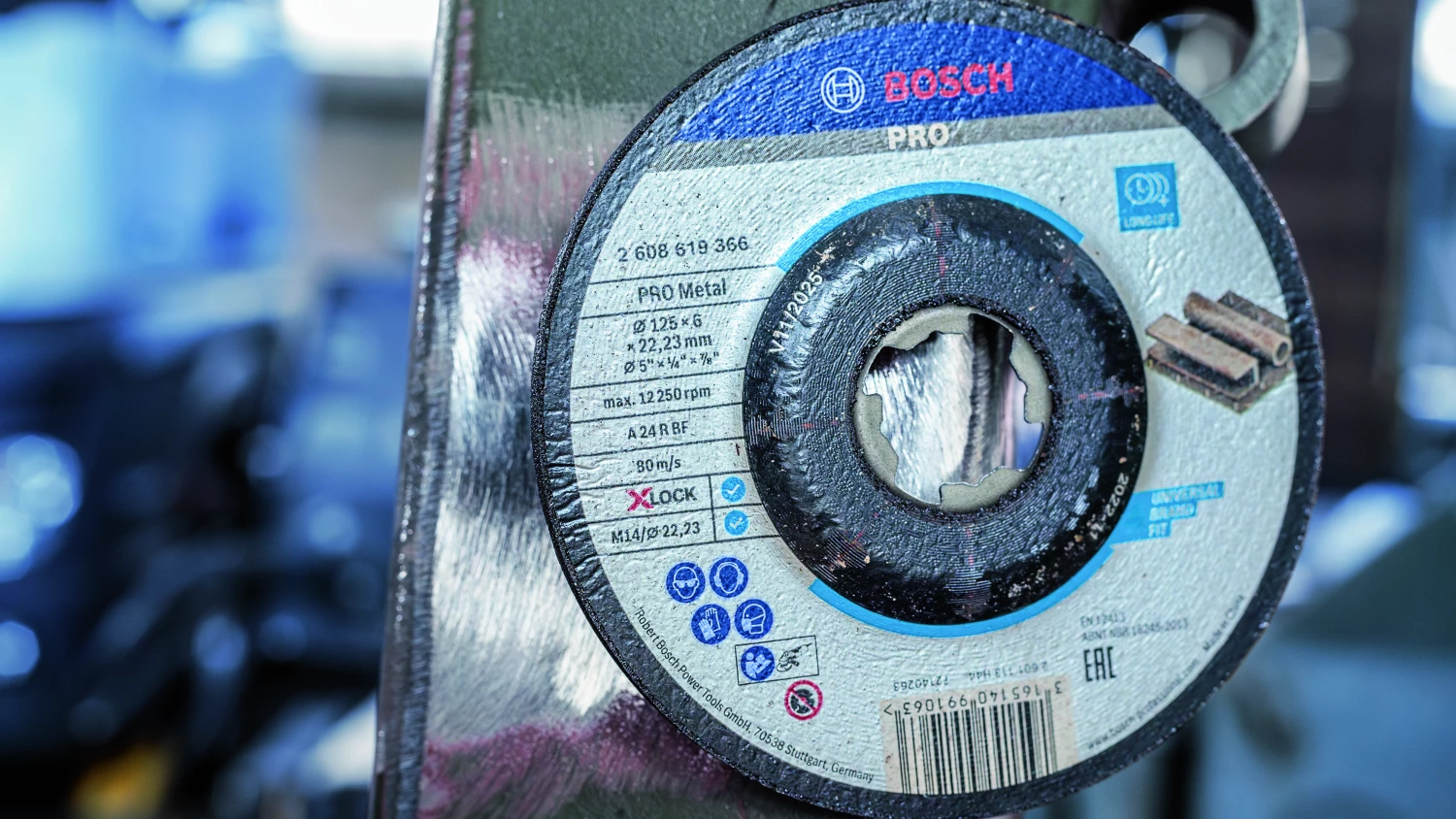 Bosch 2608619259 - X-LOCK Afbraamschijf Expert for Metal 125x6x22.23mm, bombée-image