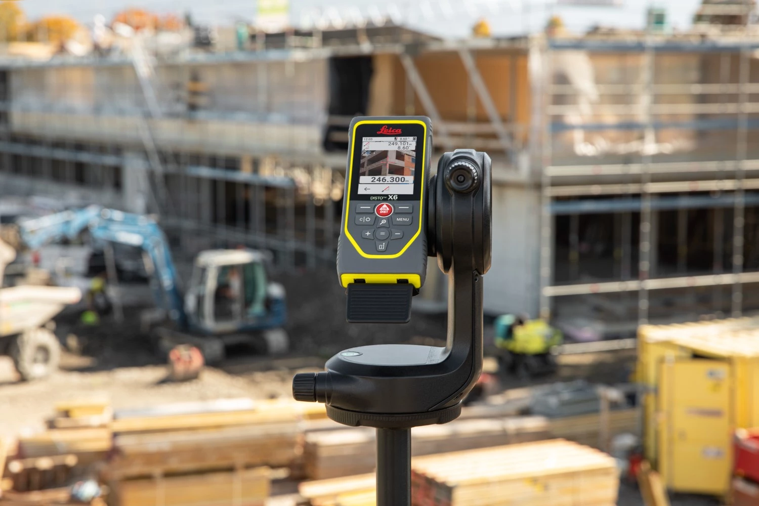 Leica Disto X6 P2P Afstandsmeter set incl. statief in koffer - Bluetooth - 250m - IP65-image