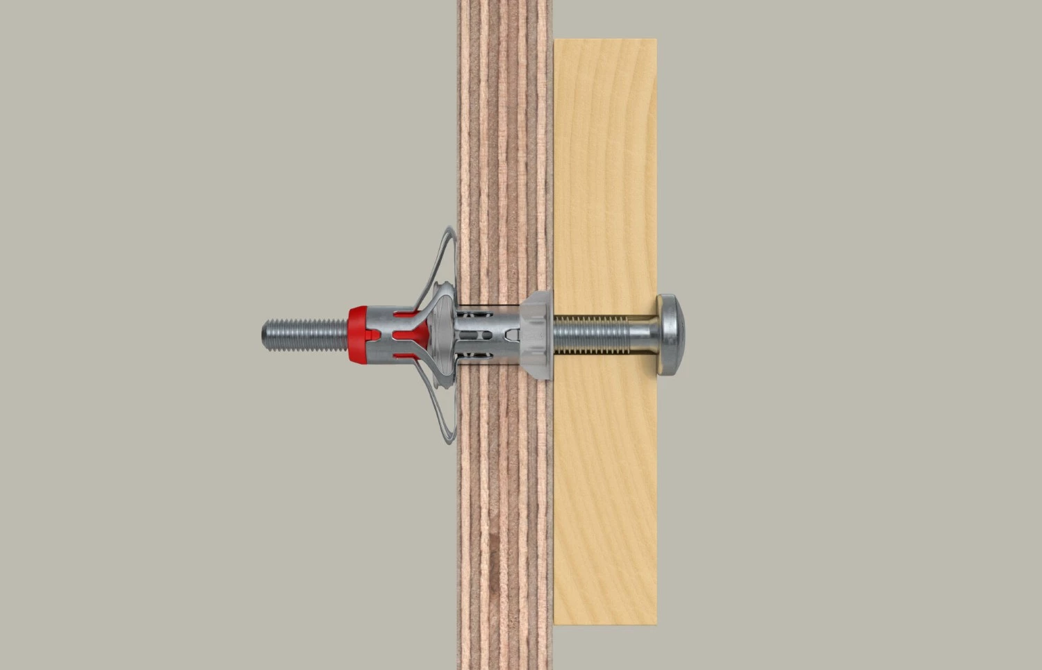 Fischer 572920 Hollewandplug DuoHM 4 X 55 S PH PZ, bolkopbout met PZ opname-image