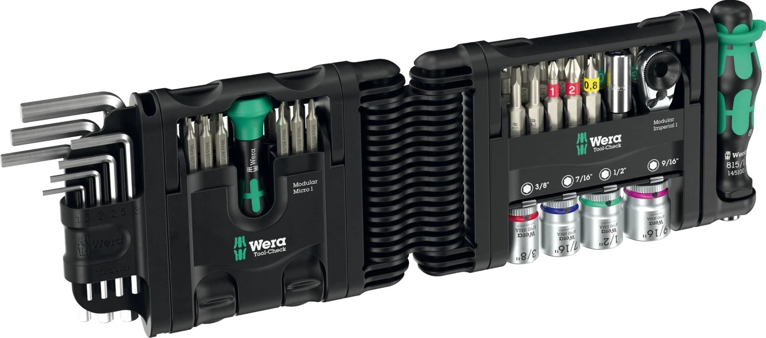 Wera 05049025001 Tool-Check Modular Set Imperial 1 Jeu d'outils dans Tool-Check - 50 pièces-image