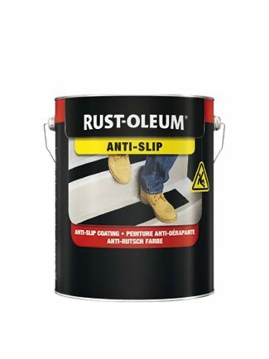 Rust-Oleum Anti-slip Vloercoating - gitzwart - 5L