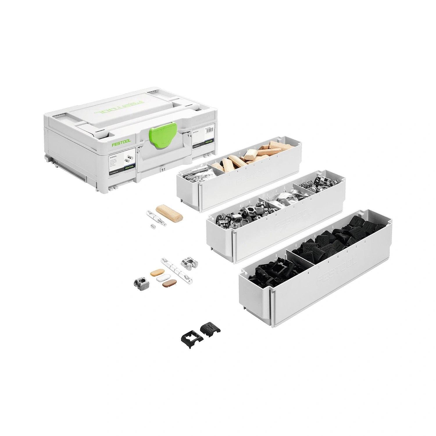 Festool SV-SYS D14 DOMINO verbindingsassortiment in systainer
