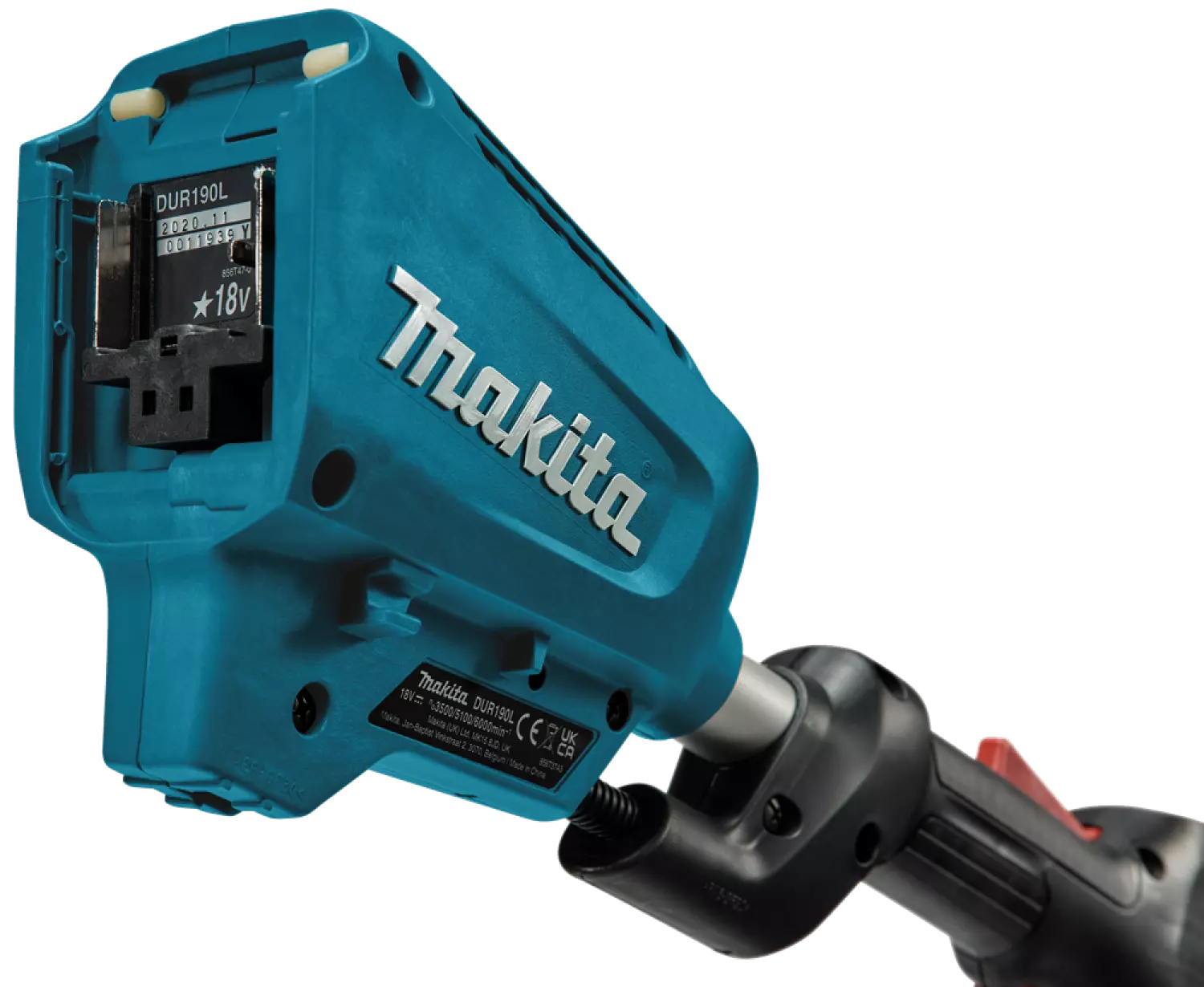 Makita DUR190LZX9 LXT 18V Li-ion Accu Grastrimmer D-greep body-image