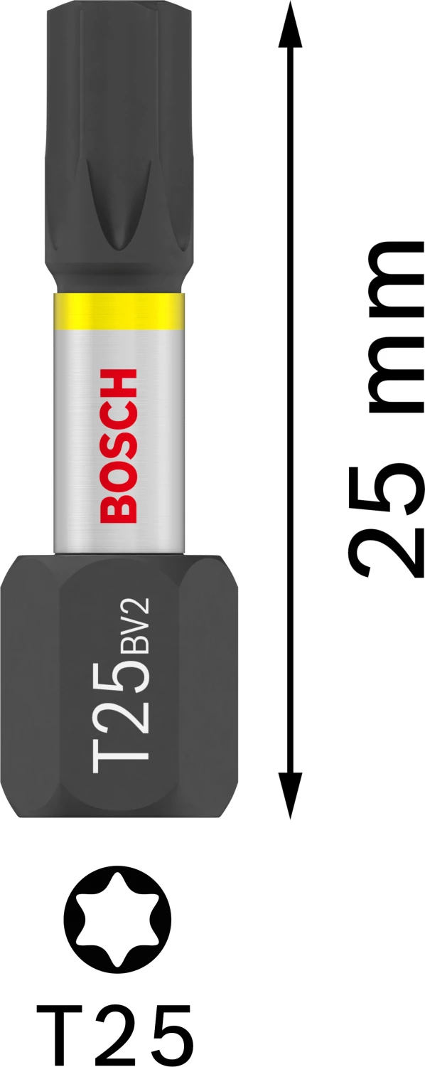 Bosch 2607002806 Impact 25-delige Bitset - 25mm - T25-image
