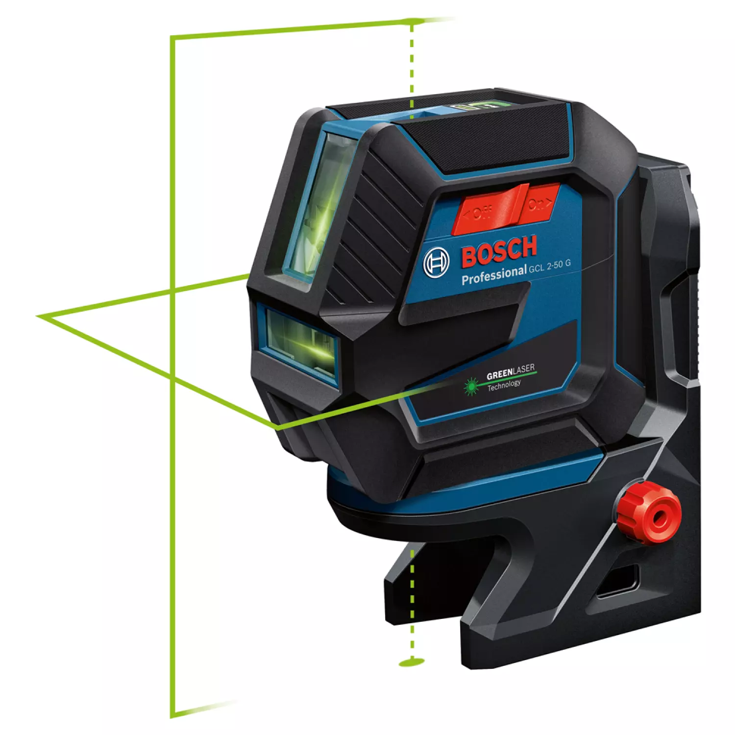 Bosch GLL 2-50 g Cross Laser + support dans la poche de stockage au cas - 15 m-image