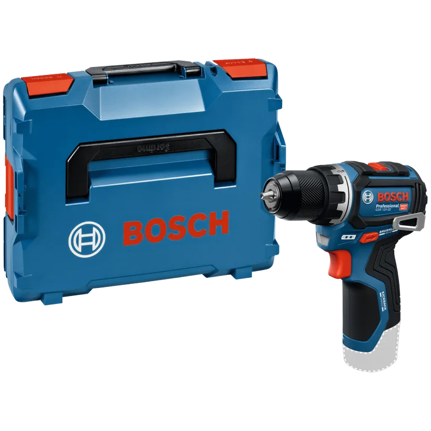 Perceuse-Visseuse Bosch Professional 12V GSR 12V-32 – Compacte, 0.7 Kg, Moteur Sans Charbons – Avec L-BOXX 102 - 7