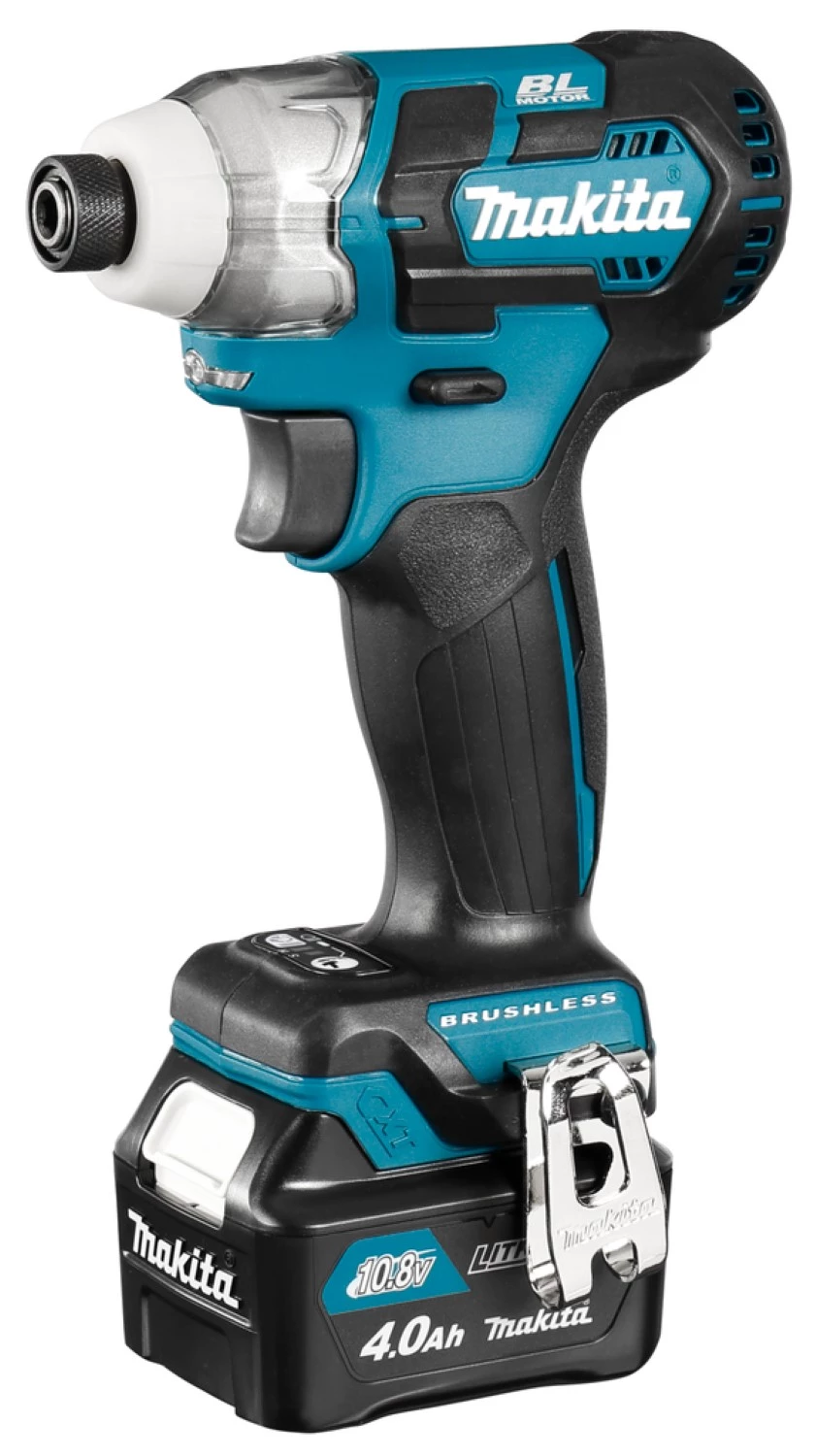 Visseuse à percussion sans-fil Makita TD111DSMJ - 10,8V Li-ion - 2 batteries 4,0 Ah - MAKPAC - Brushless-image