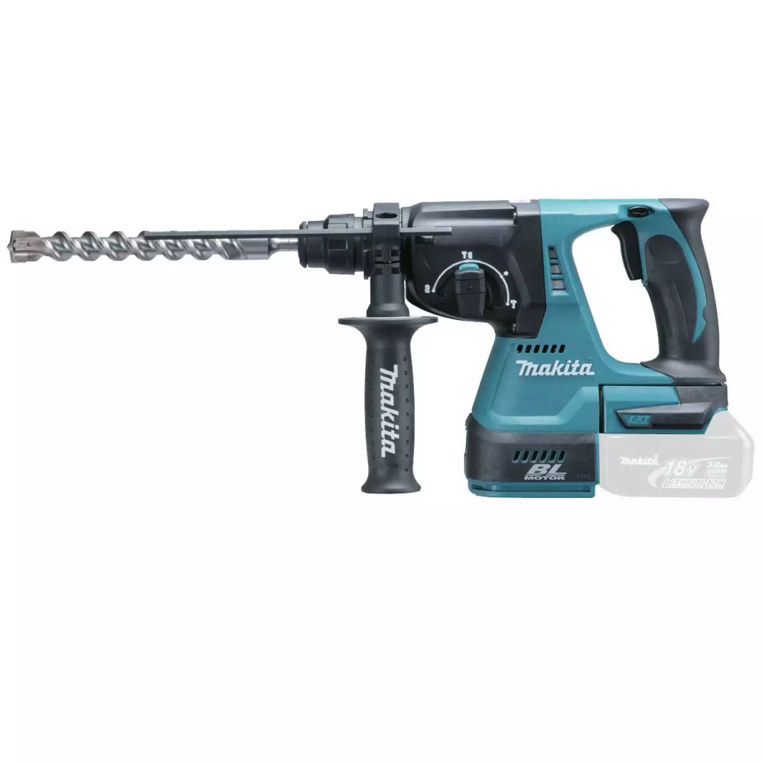 Makita BHR242Z 18V Li-Ion accu SDS-plus combihamer body – koolborstelloos – 2,0J-image