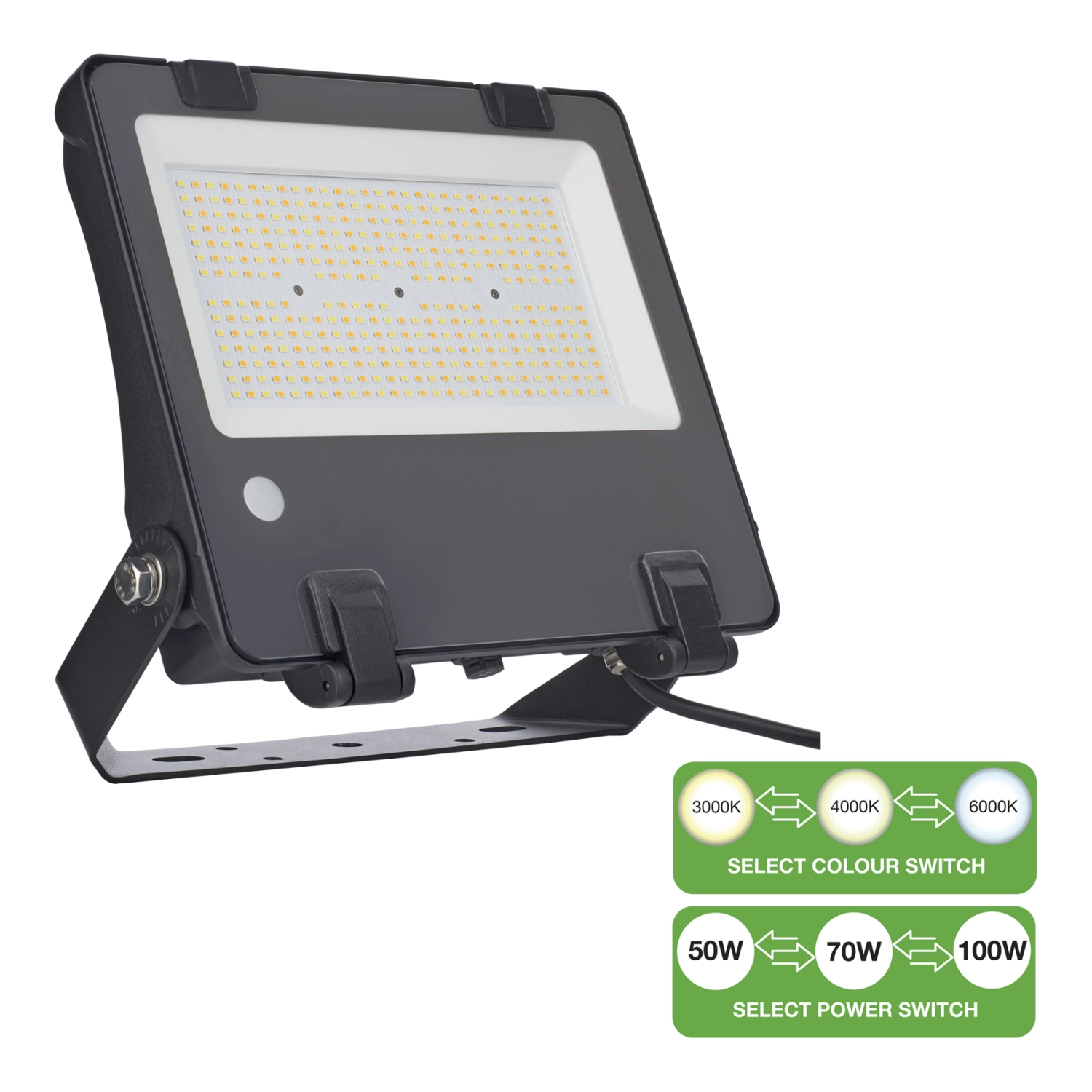 Bailey LED Schijnwerper Switch 50W-100W 7000-14000lm 3000K-6500K-image