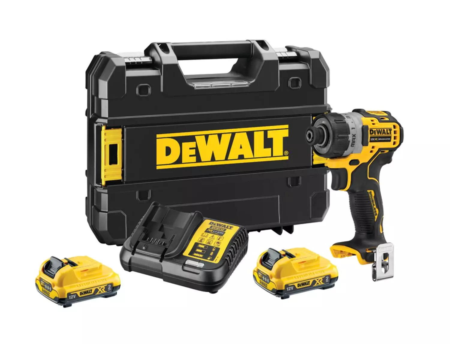 DeWALT DCF601D2 12V Li-ion Compacte accu slagschroefmachine set (2x 2.0Ah) - 1/4" in koffer-image