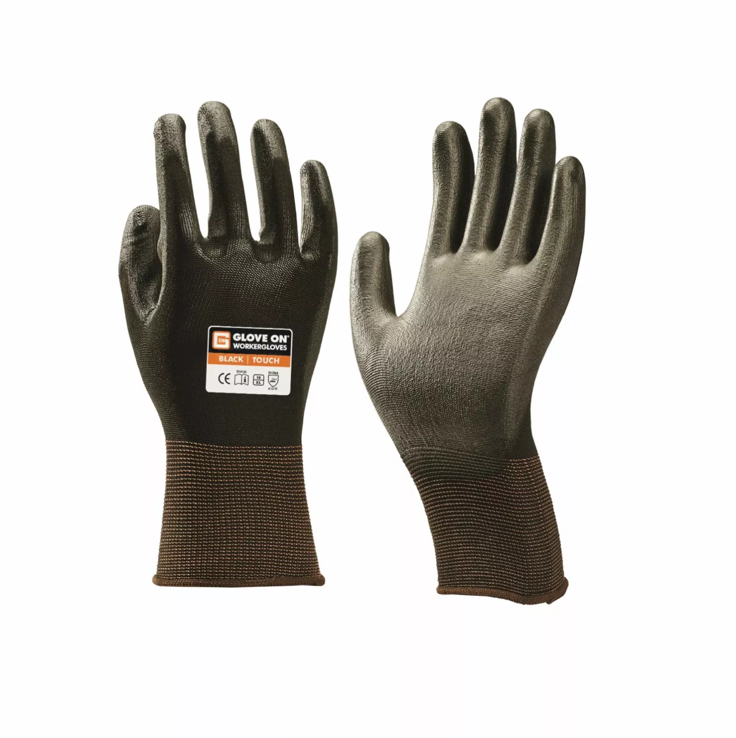 Glove On 100-100-003-09 Gants de travail Black Touch - taille 09-image