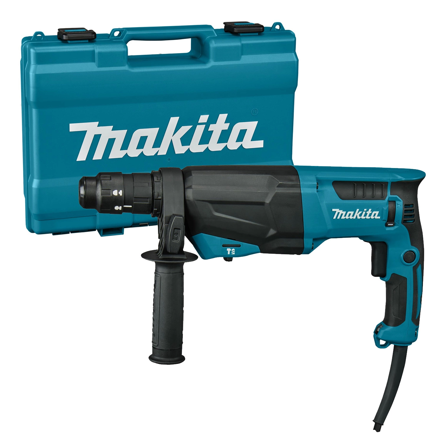 Makita HR2670FT SDS-plus marteau perforateur en coffret - 800W - 3,0J-image