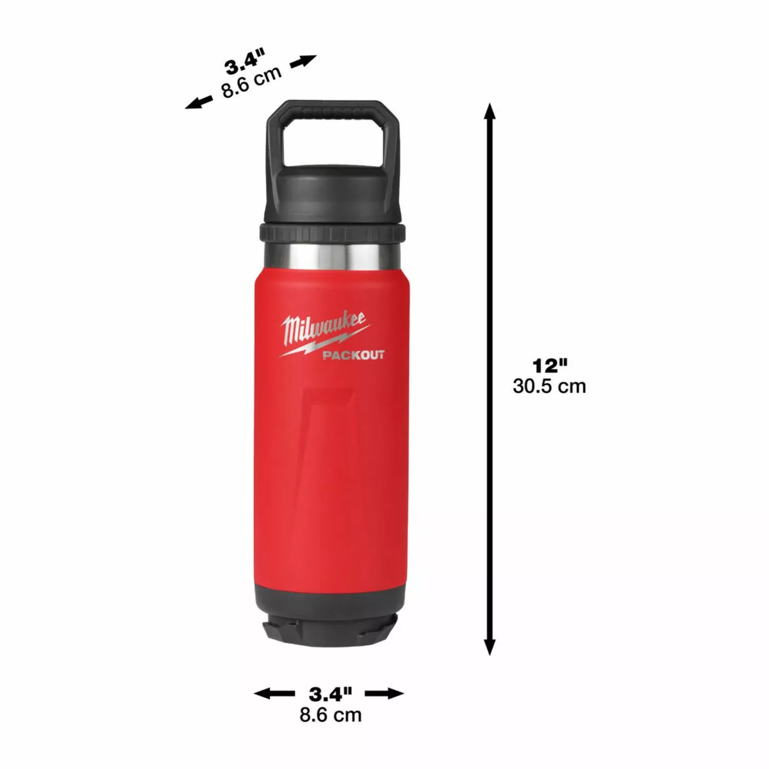 Milwaukee 4932493465 Packout thermosfles 710 ml rood-image