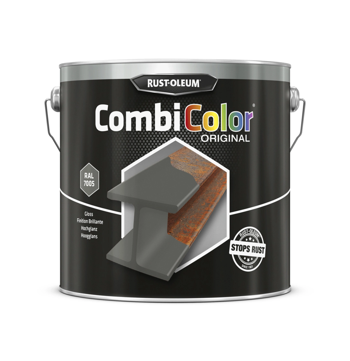 Rust-Oleum Combicolor Hoogglans - RAL 7005 muisgrijs - 0,75L-image