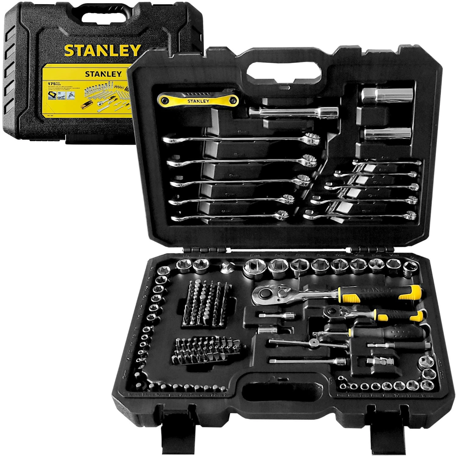 Stanley STMT17380-1 Jeu de clés à douilles 189 pièces 1/4" + 1/2"-image